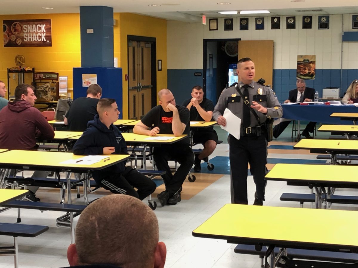 EMT Candidates Participate in Physical and Written Testing Manchester